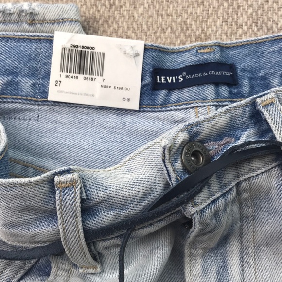 NEW Levi’s Made & Crafted Barrel Crop Jeans NWT - Picture 6 of 8